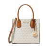 Michael Kors Mercer Medium Messenger – Signature Vanilla