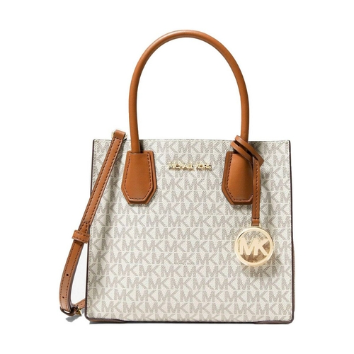Michael Kors Mercer Medium Messenger – Signature Vanilla