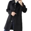 Premium Double-Faced Wool Coat – Tailored Slim Fit