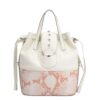 Maria Carla Serpentine Allure Smooth Leather Handbag
