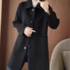 Premium Double-Faced Wool Coat – Tailored Slim Fit