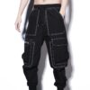 Contrast Stitch Cargo Pants – Men’s Relaxed Fit Utility Joggers