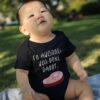 "Well Done Daddy" Funny Steak Graphic Baby Bodysuit