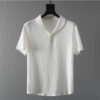The Riviera Textured Resort Set: Men’s Summer Polo & Tapered Pants