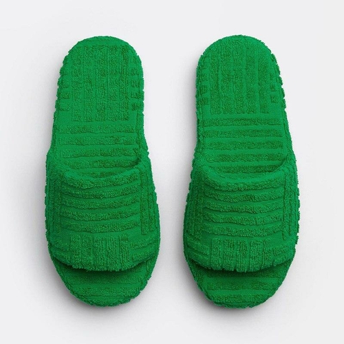 "The Cloud-Cozy Terry Slides: Ultra-Soft Thick Sole Slippers"