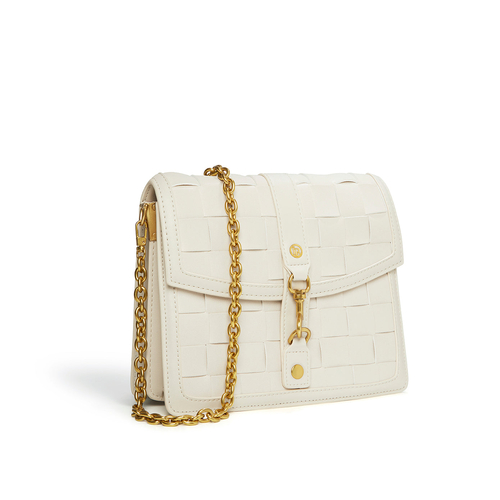 The Daisy Woven Artisan Flap Bag