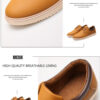 Modern Comfort Oxford: Men’s Premium Flat-Sole Sneakers