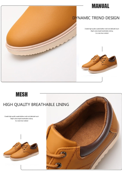 Modern Comfort Oxford: Men’s Premium Flat-Sole Sneakers