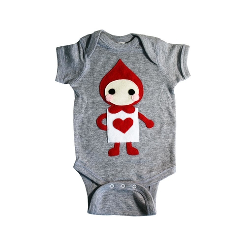 "Wonderland Heart Soldier - Premium Cotton Infant Bodysuit"