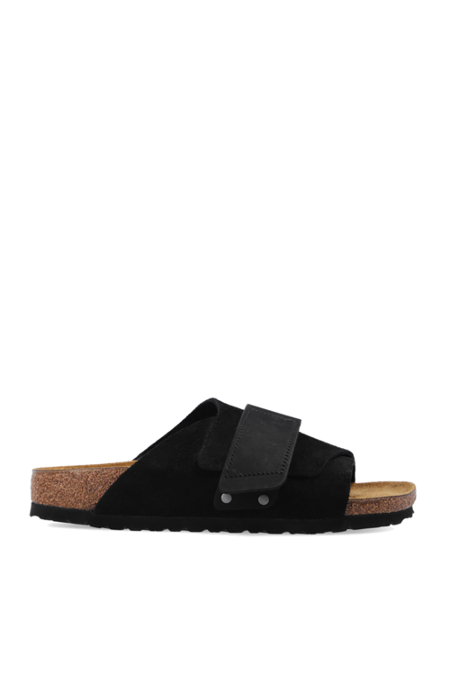 "Birkenstock Women’s Classic Suede Slides - Contoured Comfort Footbed"