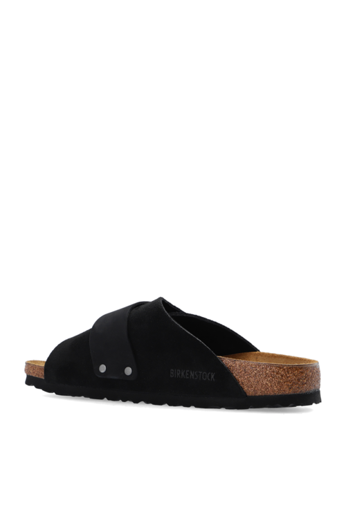 "Birkenstock Women’s Classic Suede Slides - Contoured Comfort Footbed"