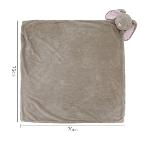 Velvet-Touch Bunny Cuddle Blanket