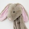 Velvet-Touch Bunny Cuddle Blanket