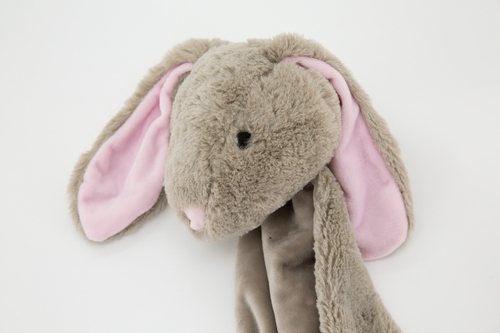 Velvet-Touch Bunny Cuddle Blanket