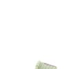 "Manebi Palm Tree Embroidered Raffia Slides - Sage Green"