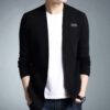 The Modern Gentleman’s Slim Cardigan - Grey Melange