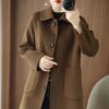 Premium Double-Faced Wool Coat – Tailored Slim Fit